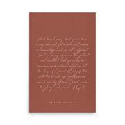“Abound in Love” – Philippians 1:9–11 KJV Scripture Wall Art