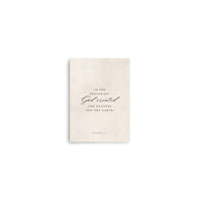 Genesis 1:1 White 5x7