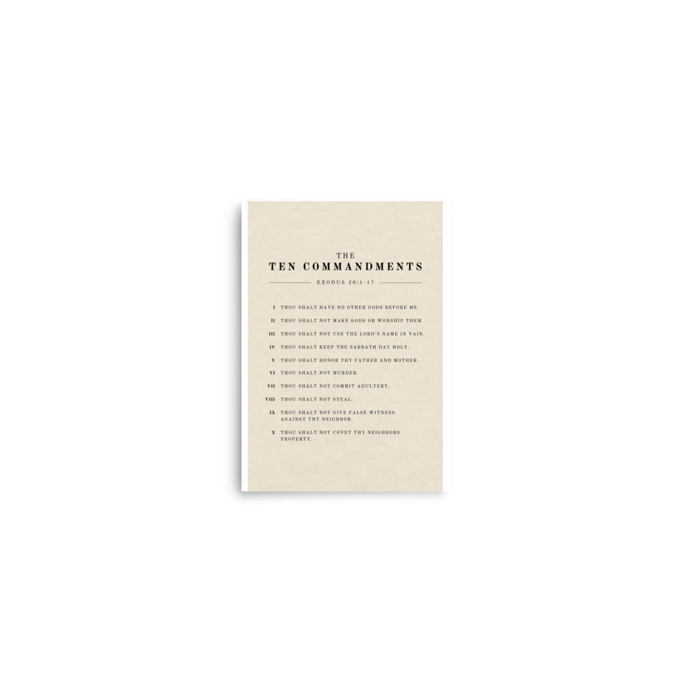 The Ten Commandments - Light Or Dark  