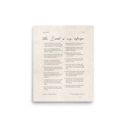 Psalm 91 KJV Entire Chapter On Beige  