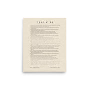Psalm 35 Beige 8x10