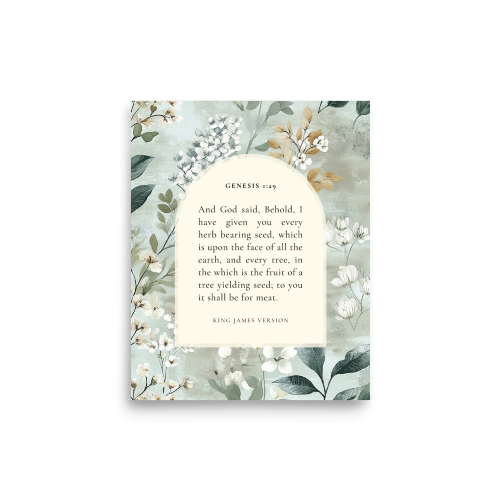 Genesis 1:29 Floral Arch