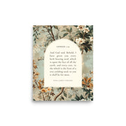Matthew 5:44 Botanical Background 8x10