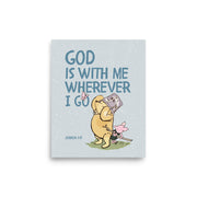 Joshua 1:9 – Winnie the Pooh Bear Inspired Scripture Print