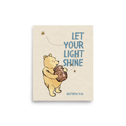 Matthew 5:16 – Pooh Bear Inspired Scripture Print