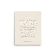 “Abound in Love” – Philippians 1:9–11 KJV Scripture Wall Art