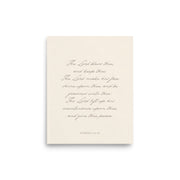 "The Lord Bless You" Numbers 6:24-26 Art | Available in 3 Colors