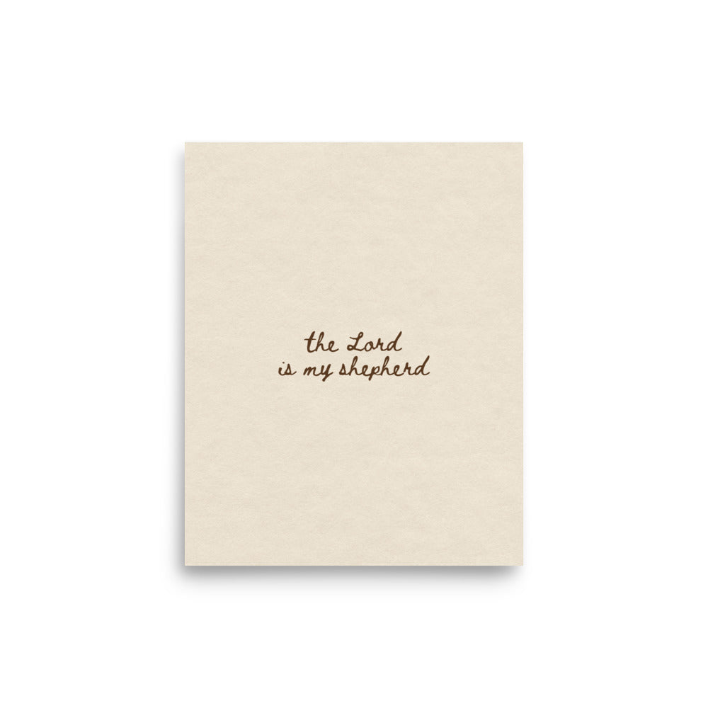 Psalm 23 – The Lord is my shepherd; I shall not want