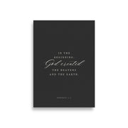 Genesis 1:1 Black Or White  