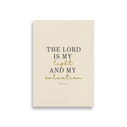 Psalm 27 Quote On Light Or Dark Background  