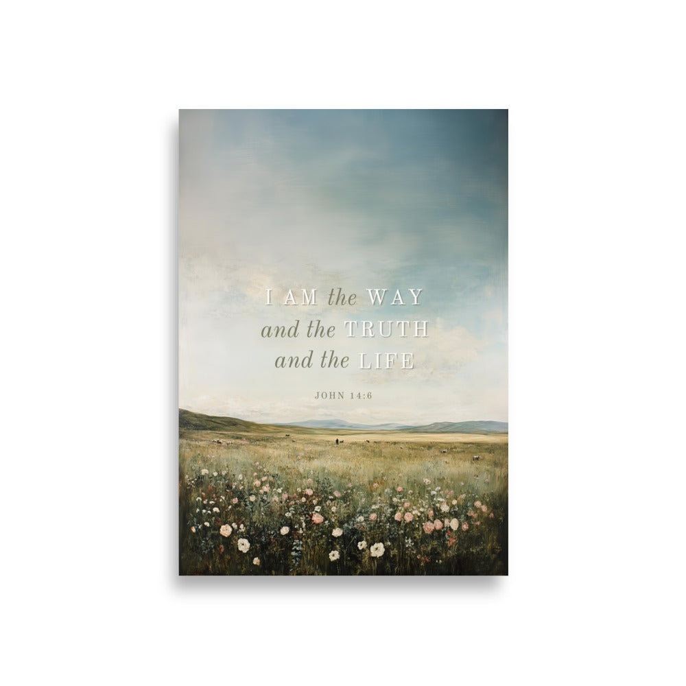 John 14:6 Meadow Light Text A1
