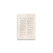 Psalm 91 KJV Entire Chapter On Beige  