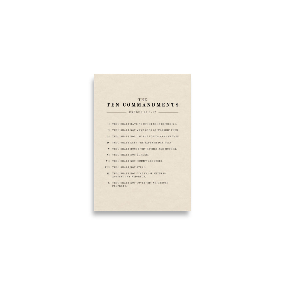 The Ten Commandments - Light Or Dark  