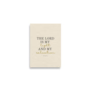 Psalm 27 Quote On Light Or Dark Background  