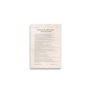 Psalm 37 Entire Chapter On Beige  