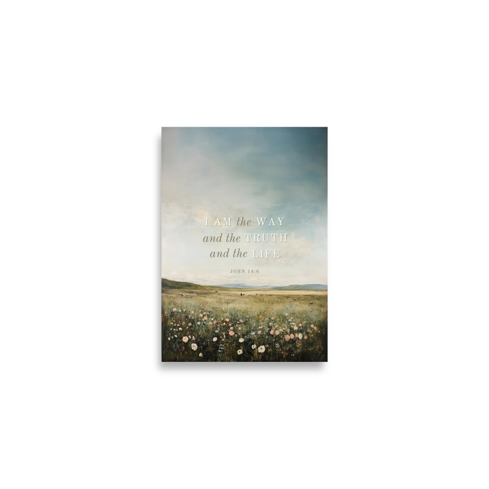 John 14:6 Meadow Light Text A2