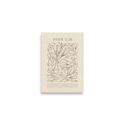 John 3:16 - Black Floral Art On Beige Background    Unframed Matte Paper / 5"x7"-Unframed Matte Paper / 8″×10″-Unframed Matte Paper / 11″×14″-Unframed Matte Paper / 12″×16″-Unframed Matte Paper / 12″×18″-Unframed Matte Paper / 16″×20″-Unframed Matte Paper / A2 (16.5″×23.3″)-Unframed Matte Paper / 18″×24″-Unframed Matte Paper / 24″×36″-Unframed Matte Paper / 20"x30" 