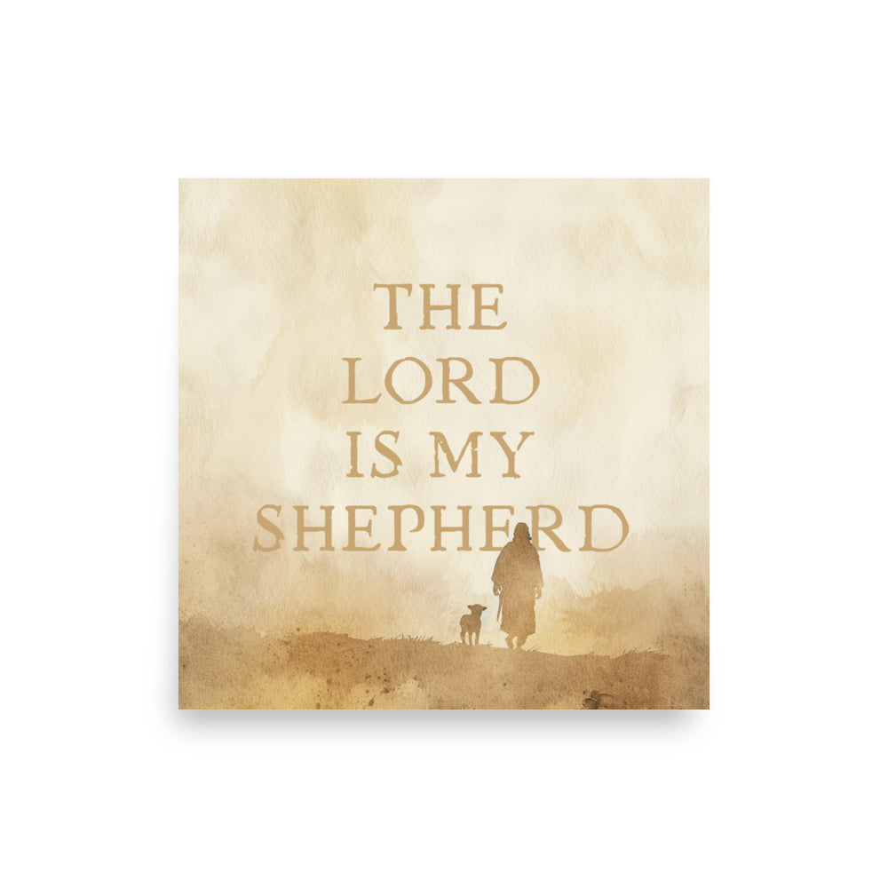 Psalm 23 – The Lord Is My Shepherd | Ancient Parchment Print