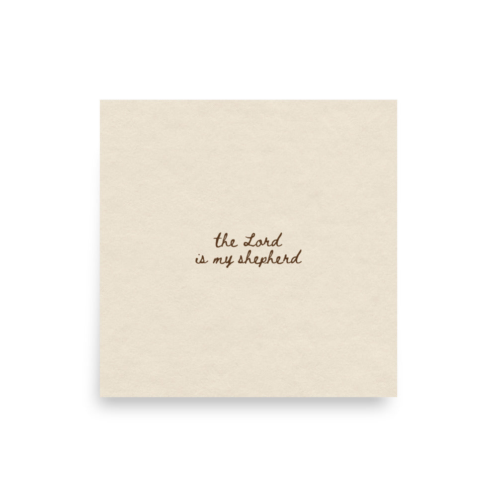 Psalm 23 – The Lord is my shepherd; I shall not want