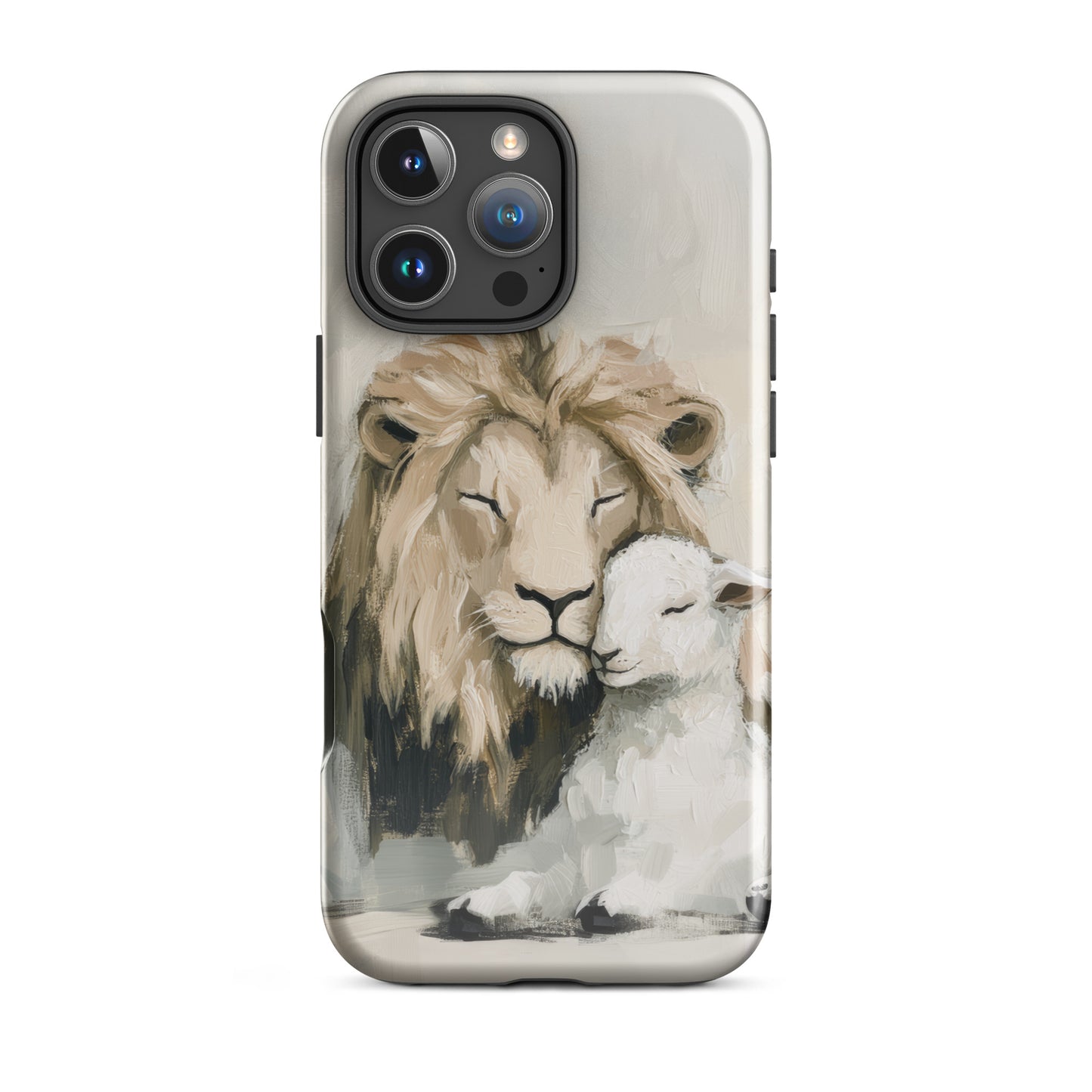 iphone 16 pro max lion and lamb glossy