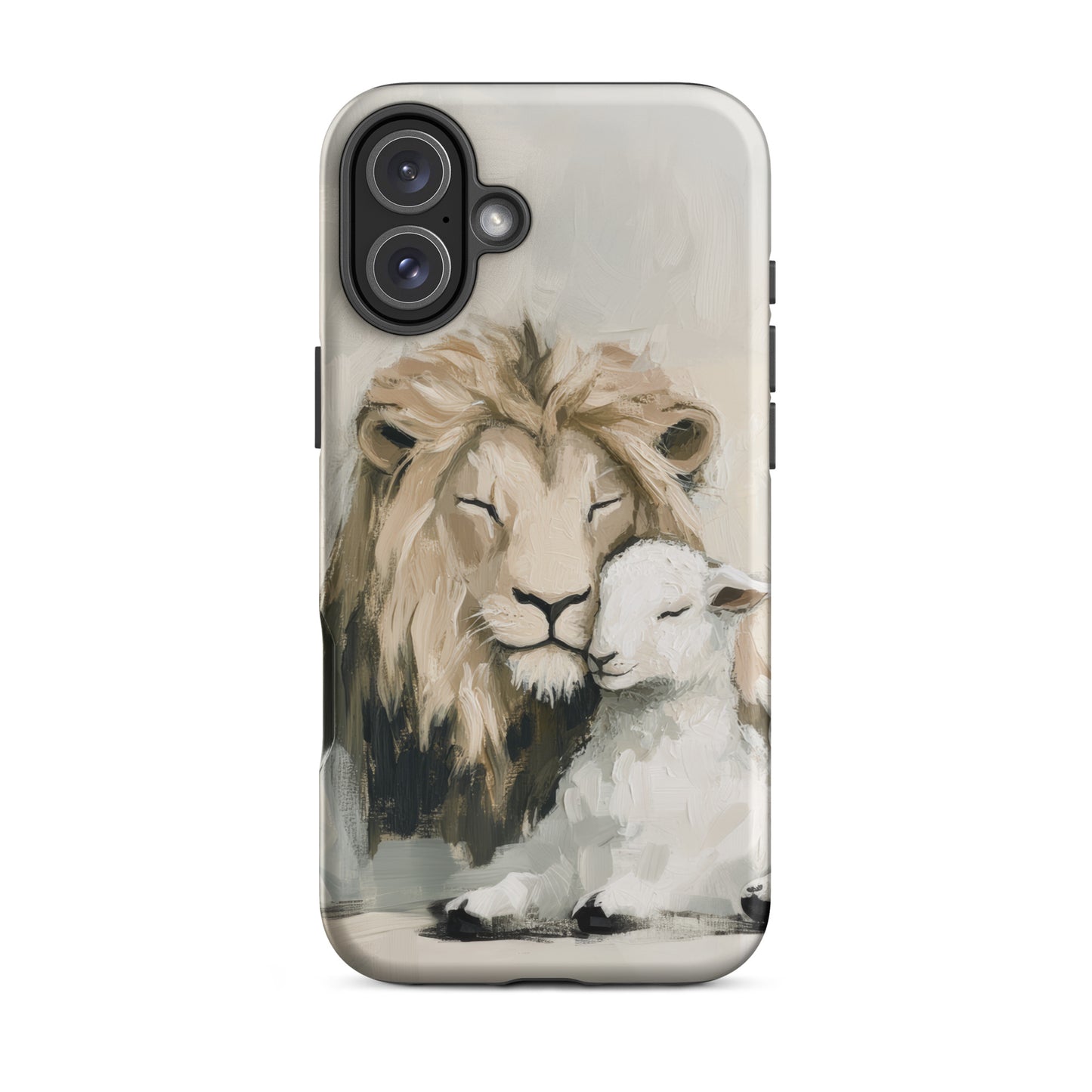 iphone 16 plus lion and lamb matte