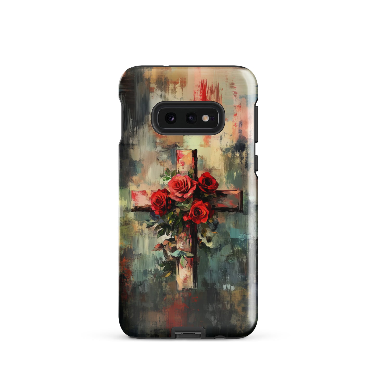Christian Cross of Roses - Tough Case for iPhone® & Samsung