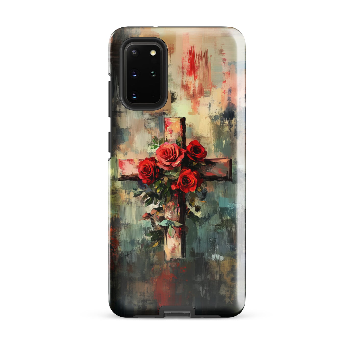 Christian Cross of Roses - Tough Case for iPhone® & Samsung
