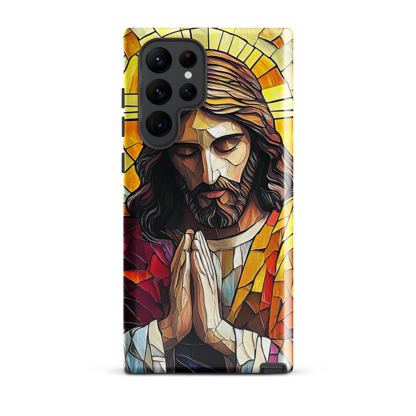 Jesus Praying Mosaic Art - Tough Case for iPhone®