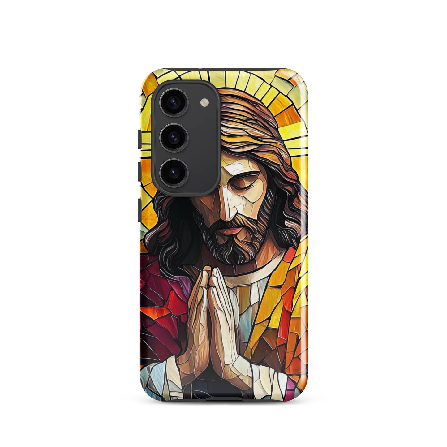 Jesus Praying Mosaic Art - Tough Case for iPhone®