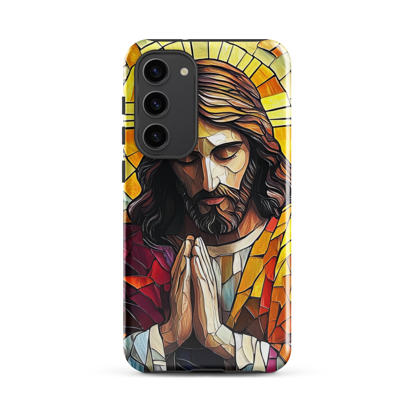 Jesus Praying Mosaic Art - Tough Case for iPhone®