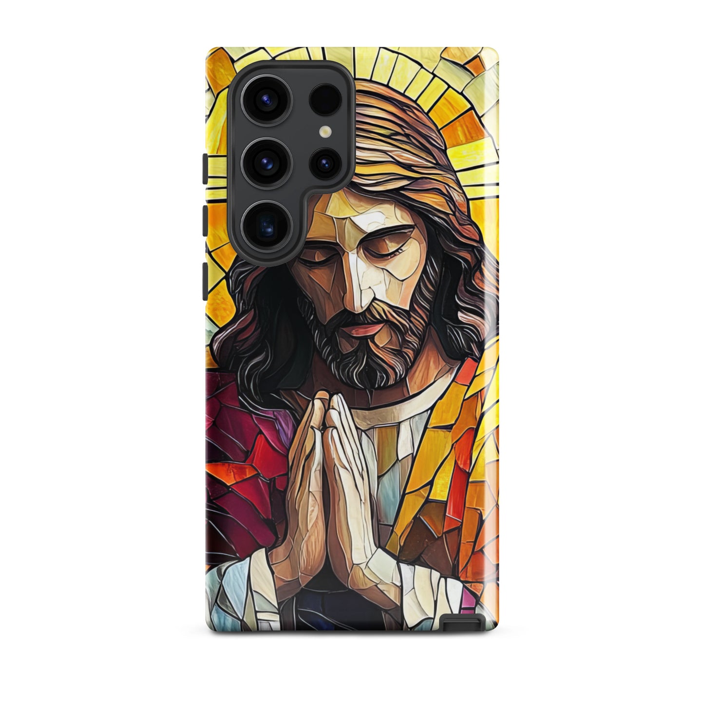 Jesus Praying Mosaic Art - Tough Case for iPhone®
