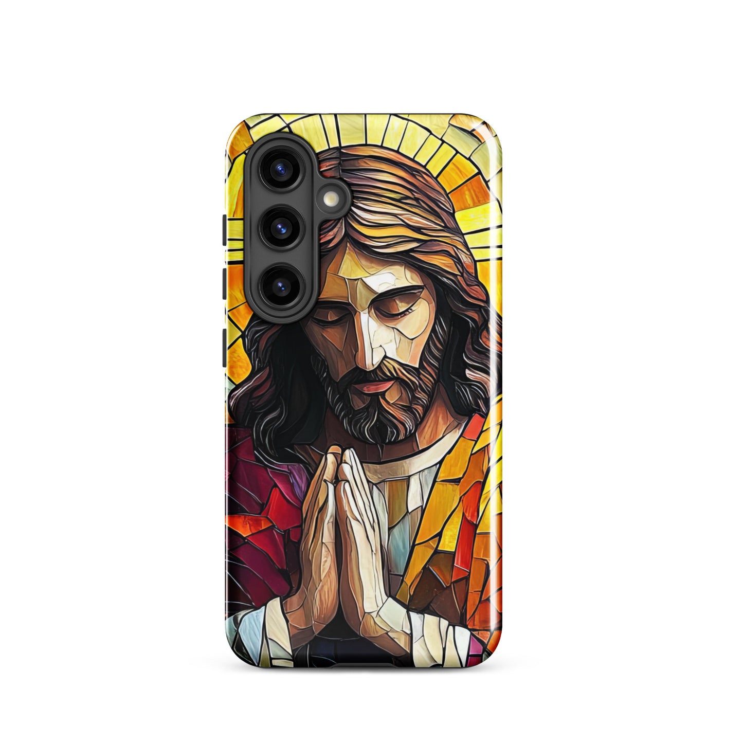 Jesus Praying Mosaic Art - Tough Case for iPhone®