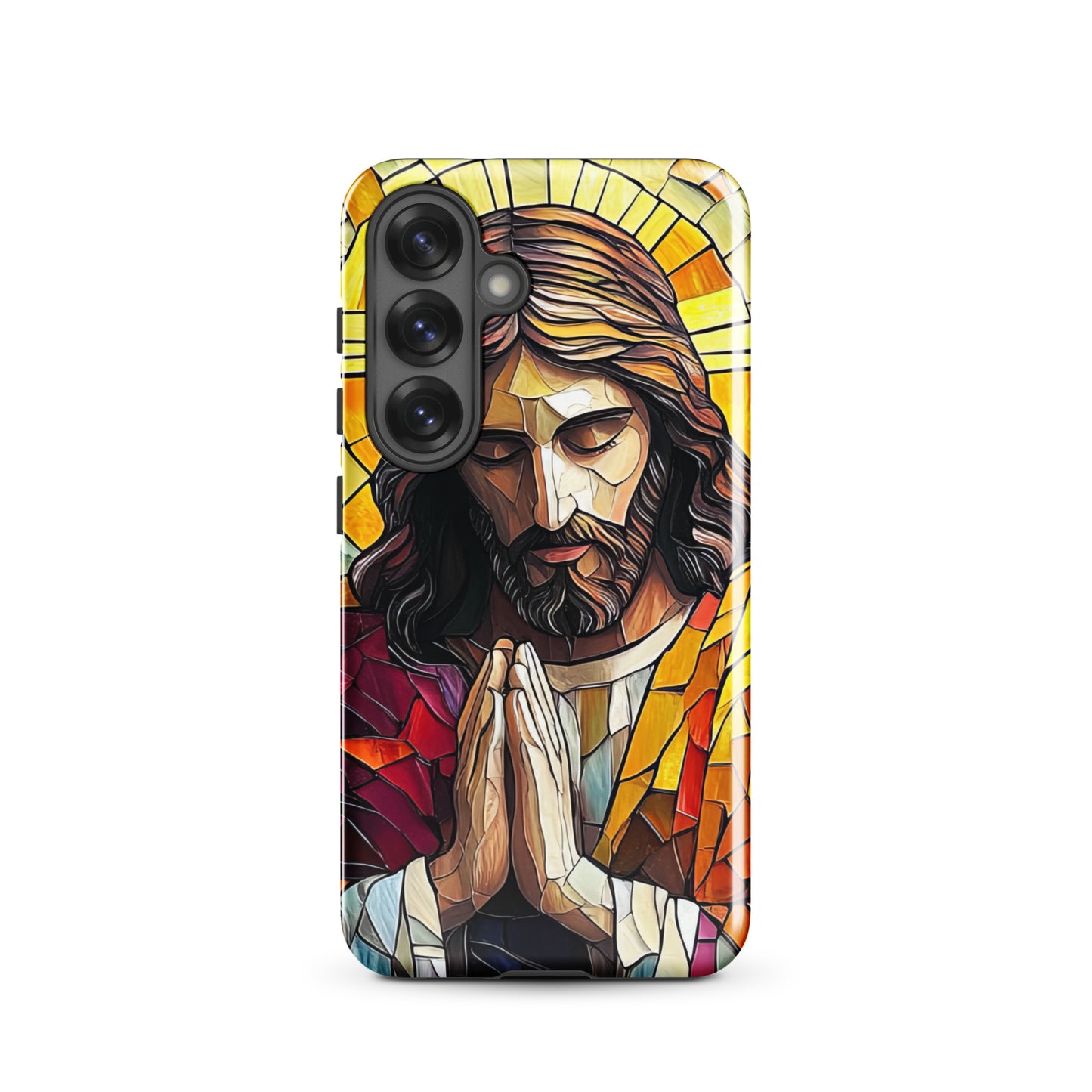 Jesus Praying Mosaic Art - Tough Case for iPhone®