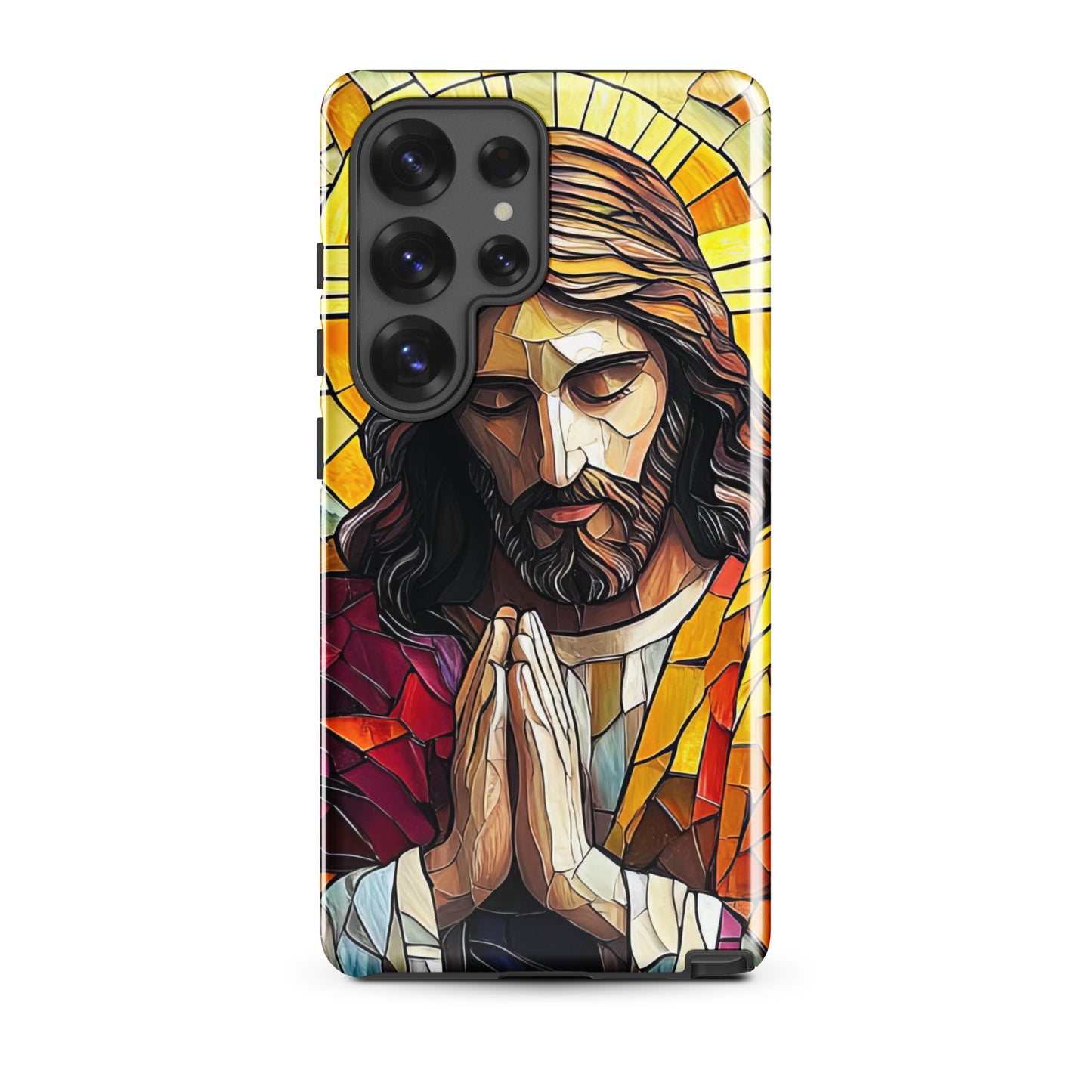 Jesus Praying Mosaic Art - Tough Case for iPhone®