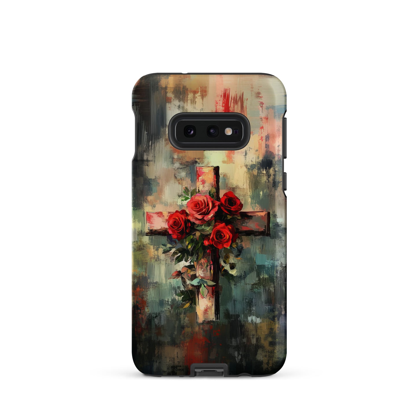 Christian Cross of Roses - Tough Case for iPhone® & Samsung