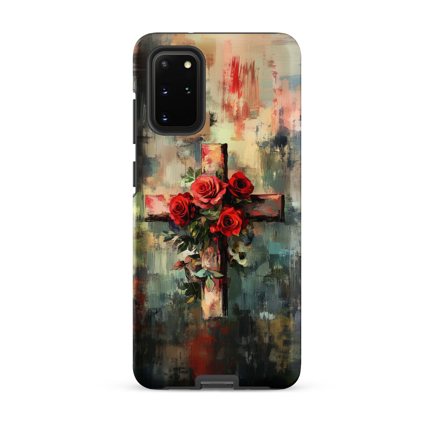 Christian Cross of Roses - Tough Case for iPhone® & Samsung