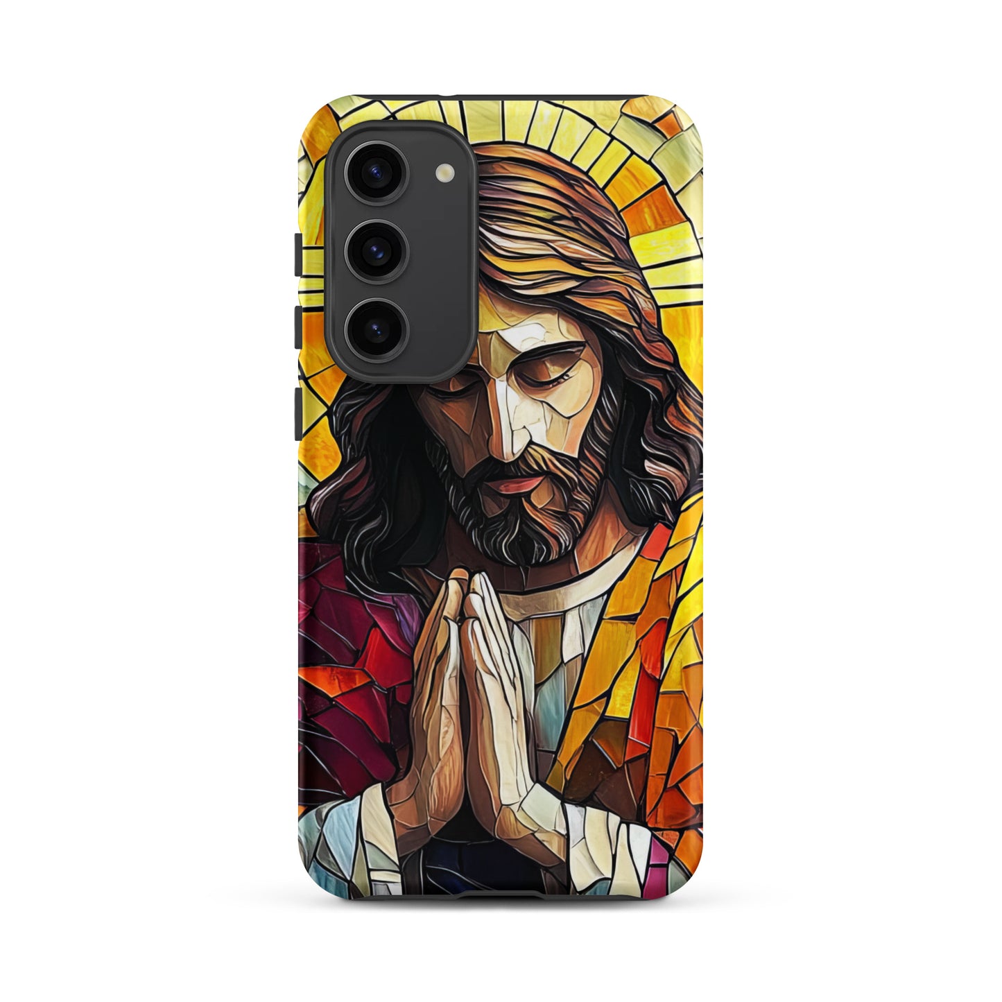 Jesus Praying Mosaic Art - Tough Case for iPhone®